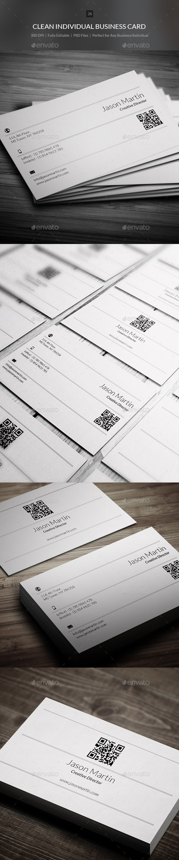 GraphicRiver Clean Individual Business Card 26 9630880 GraphicRiver Clean Individual Business Card 26 9630880