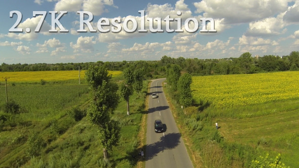 VideoHive Flying over Road 2 9633233 VideoHive Flying over Road 2 9633233