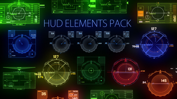 VideoHive Hud Element Pack 9633574 VideoHive Hud Element Pack 9633574
