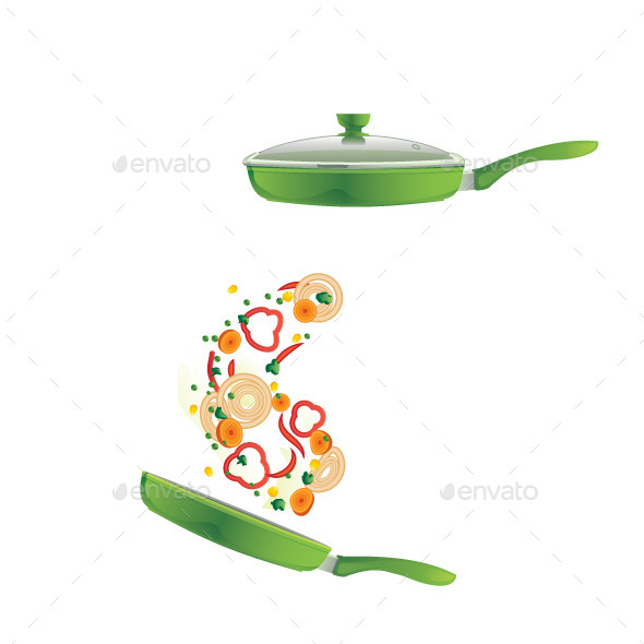 GraphicRiver Frying Pan 9636267 GraphicRiver Frying Pan 9636267