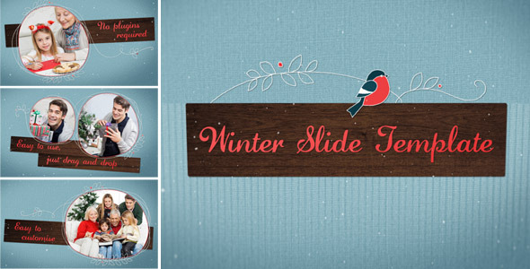 Winter Slide Template Winter Slide Template