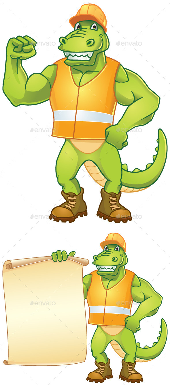 GraphicRiver Dino Worker 9638178 GraphicRiver Dino Worker 9638178