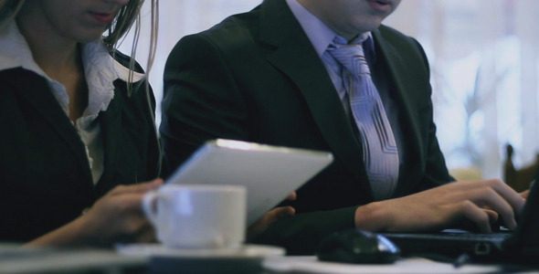 Business Partners Working Business Partners Working
