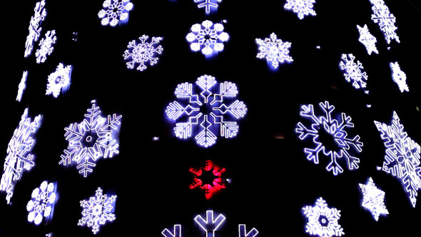 Led Christmas Snowflakes Decorations