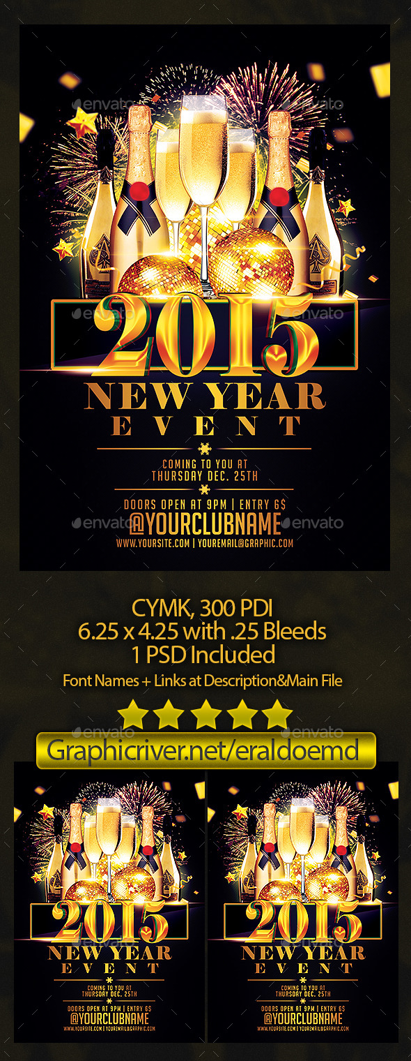 GraphicRiver New Year Event 9639219 GraphicRiver New Year Event 9639219