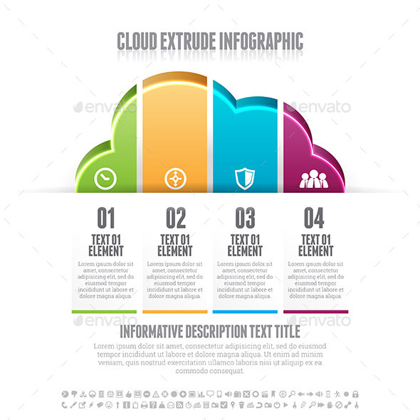 Cloud Extrude Infographic (Infographics)