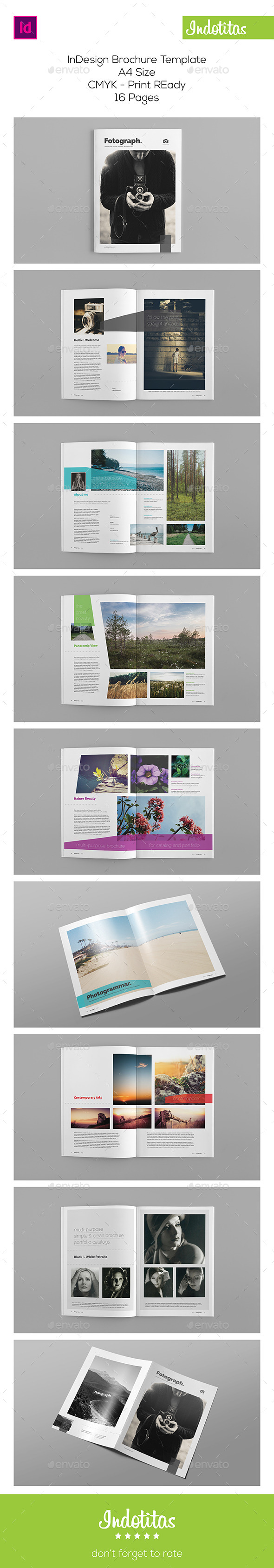 GraphicRiver A4 Portfolio Brochure 9602451 GraphicRiver A4 Portfolio Brochure 9602451