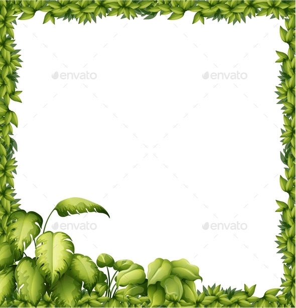 GraphicRiver Leaves Frame 9640100 GraphicRiver Leaves Frame 9640100