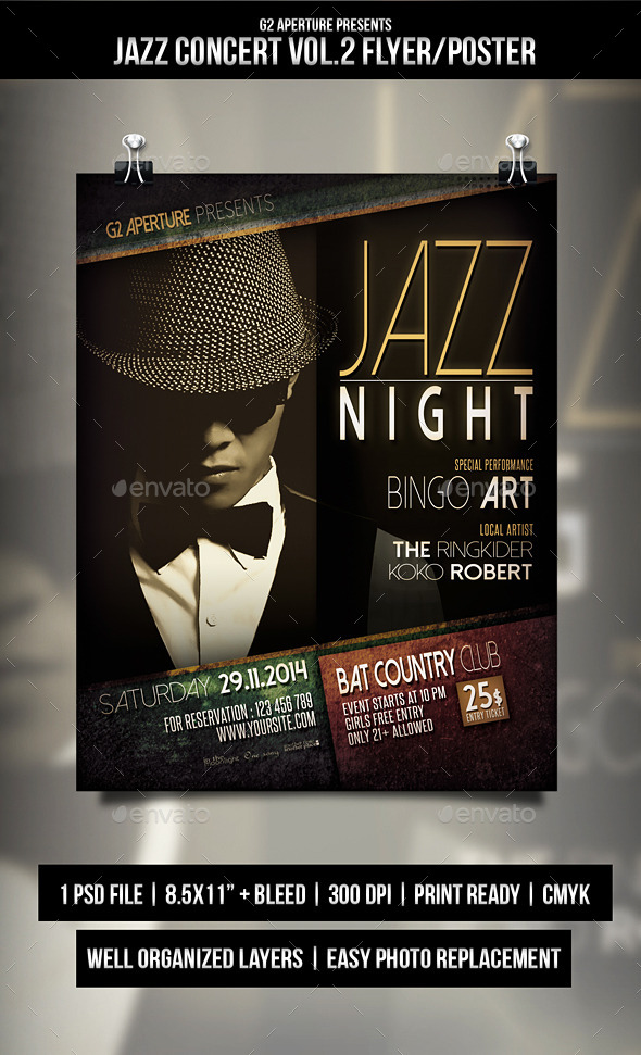 Jazz Concert Flyer / Poster Vol.2 (Events)