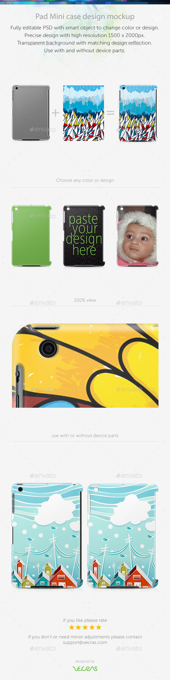 GraphicRiver Pad Mini Case Design Mockup 9641024 GraphicRiver Pad Mini Case Design Mockup 9641024