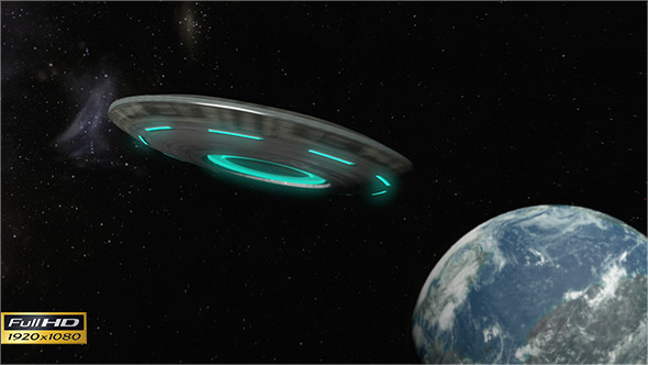 VideoHive Alien`s Spaceship Approaching to Planet 9642086 VideoHive Alien`s Spaceship Approaching to Planet 9642086