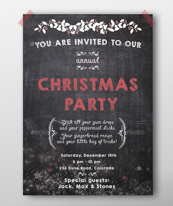 GraphicRiver Christmas Party Invitation Flyer 9642095 GraphicRiver Christmas Party Invitation Flyer 9642095