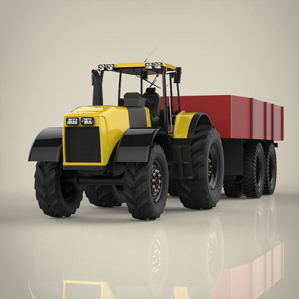 3DOcean Tractor 9642391 3DOcean Tractor 9642391