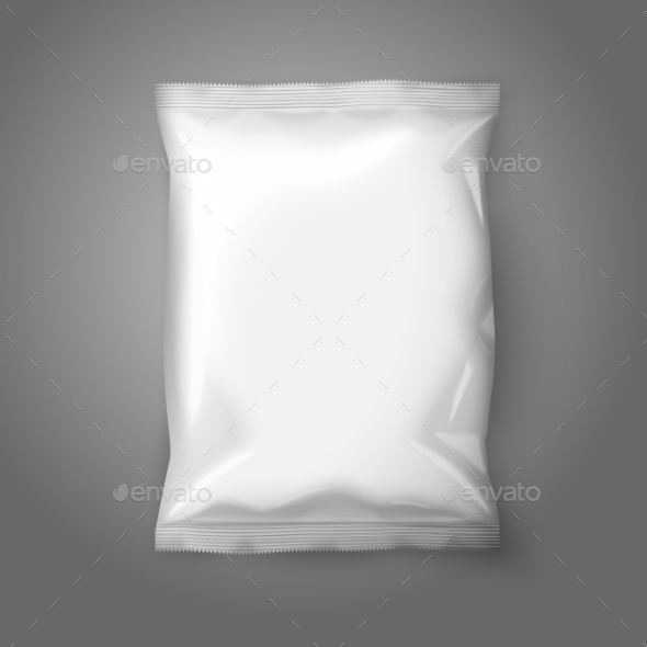 GraphicRiver Blank White Realistic Foil Snack Pack 9642940 GraphicRiver Blank White Realistic Foil Snack Pack 9642940