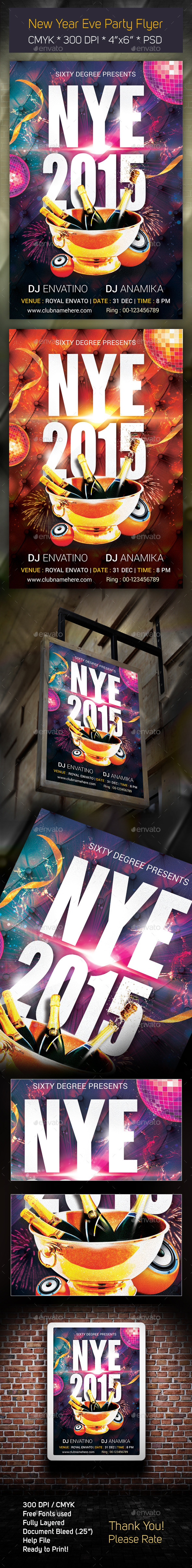 GraphicRiver New Year Eve Party Flyer 9643227 GraphicRiver New Year Eve Party Flyer 9643227
