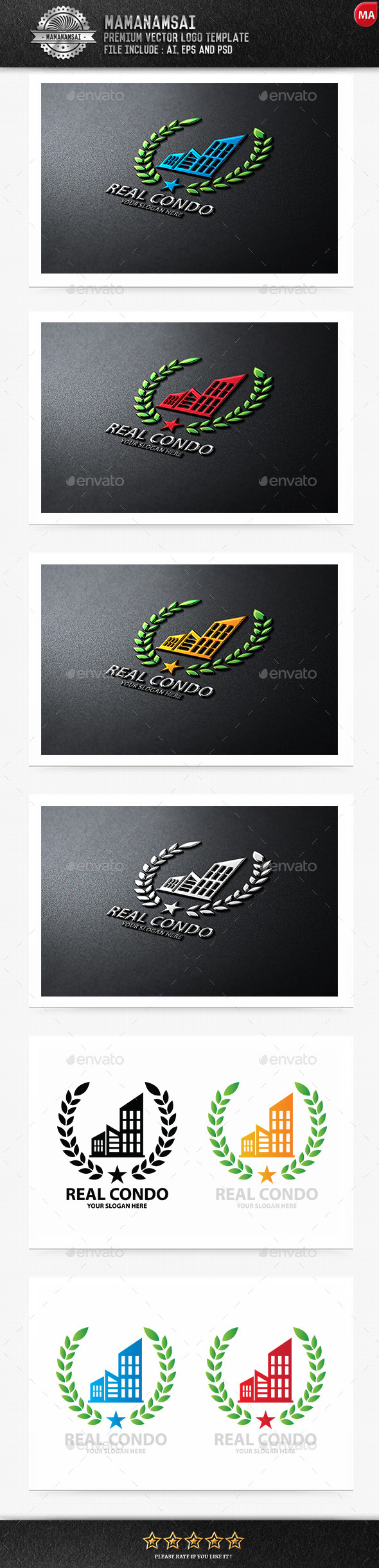 GraphicRiver Real Condo Logo 9643621 GraphicRiver Real Condo Logo 9643621