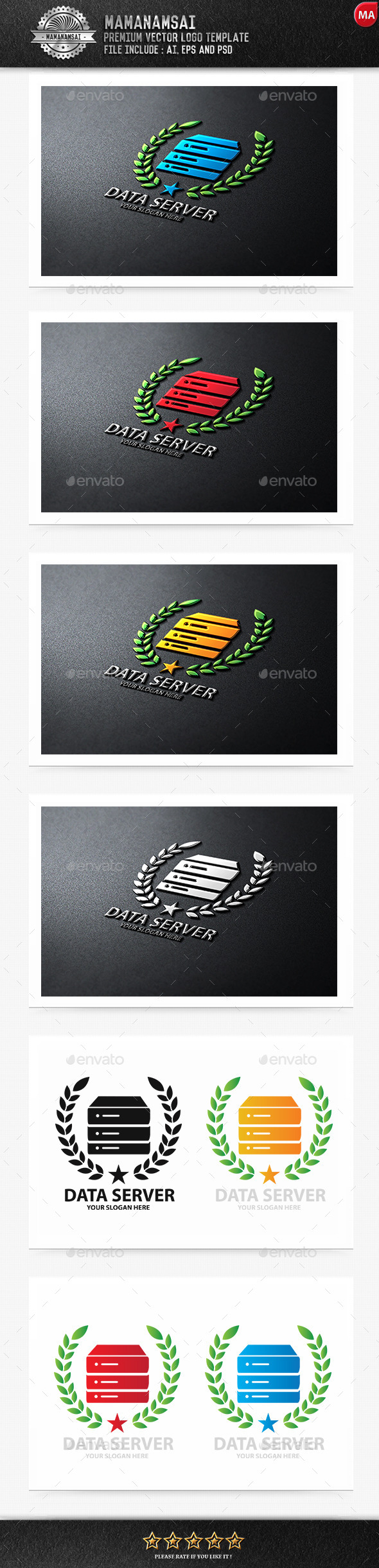 GraphicRiver Data Server Logo 9643858 GraphicRiver Data Server Logo 9643858