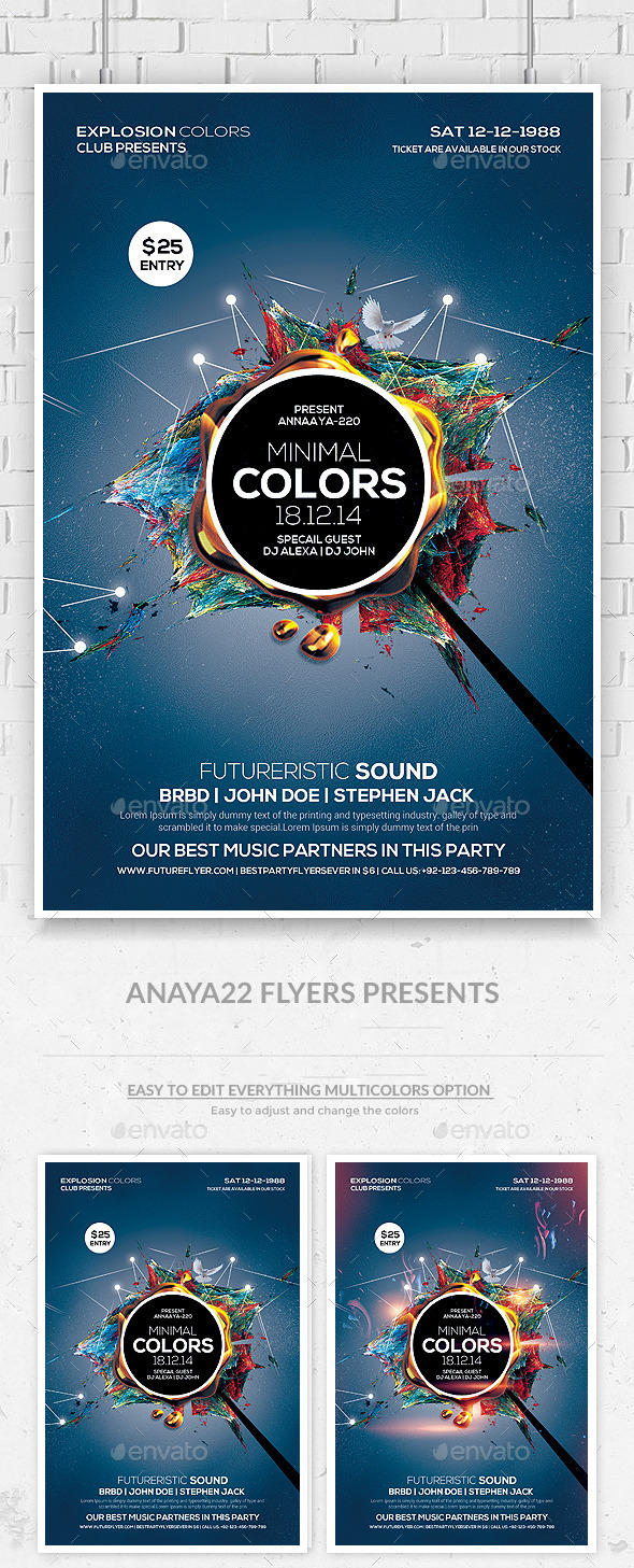 GraphicRiver Futuristic Flyer Psd Template 9644010 GraphicRiver Futuristic Flyer Psd Template 9644010