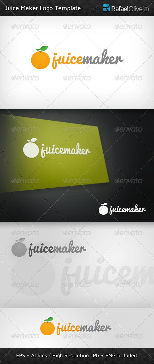 Juice Maker Logo Template Juice Maker Logo Template