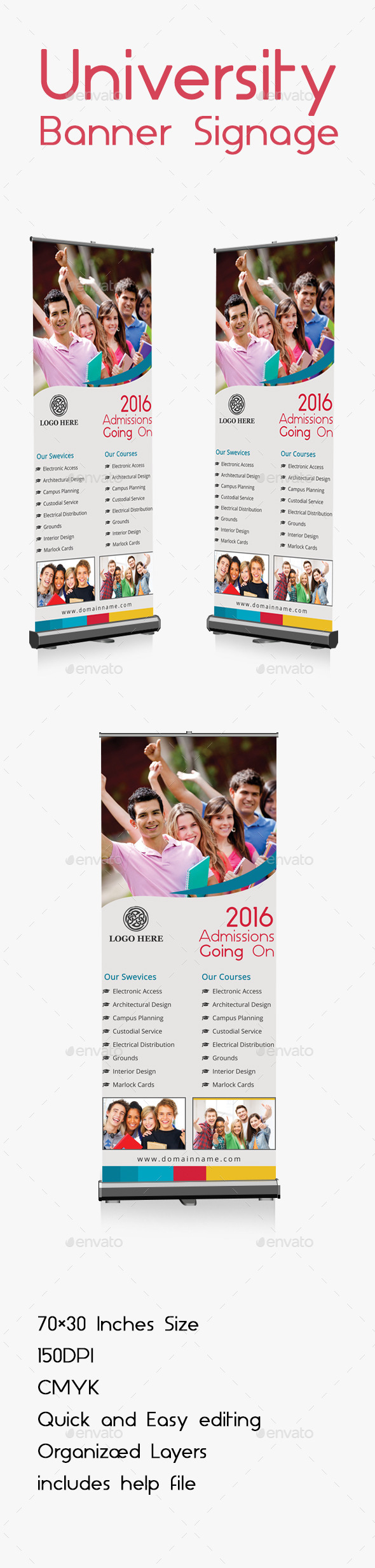 GraphicRiver University Banner Signage 9610494 GraphicRiver University Banner Signage 9610494
