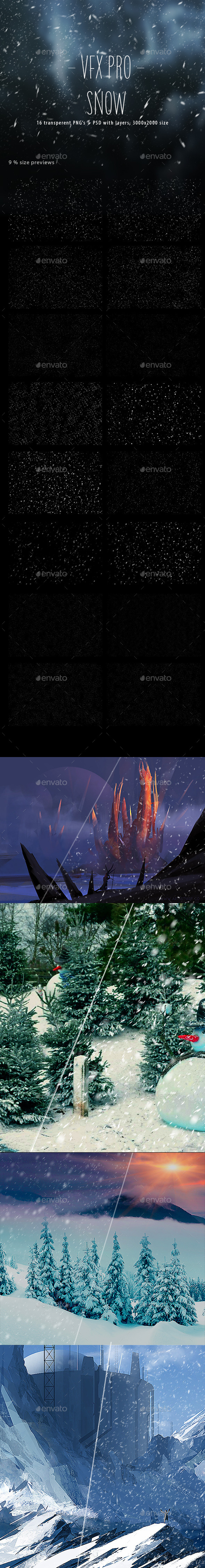 GraphicRiver VFX PRO Snow 9644905 GraphicRiver VFX PRO Snow 9644905