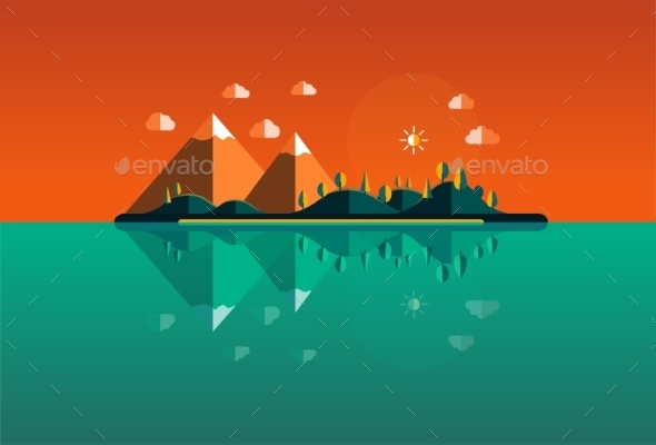GraphicRiver Landscape 9645628 GraphicRiver Landscape 9645628