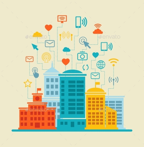 GraphicRiver City Composition 9645632 GraphicRiver City Composition 9645632
