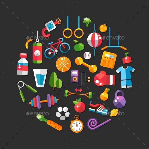GraphicRiver Fitness and Healthy Life 9645742 GraphicRiver Fitness and Healthy Life 9645742