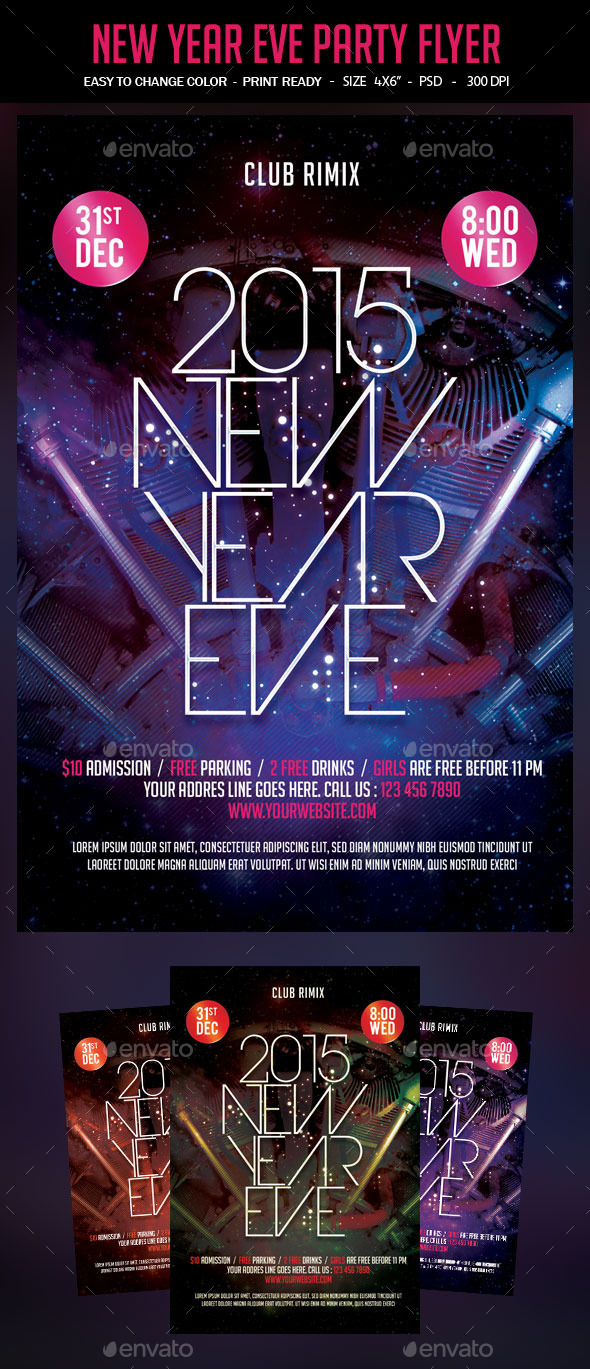 New Year Eve Party Flyer (Events)