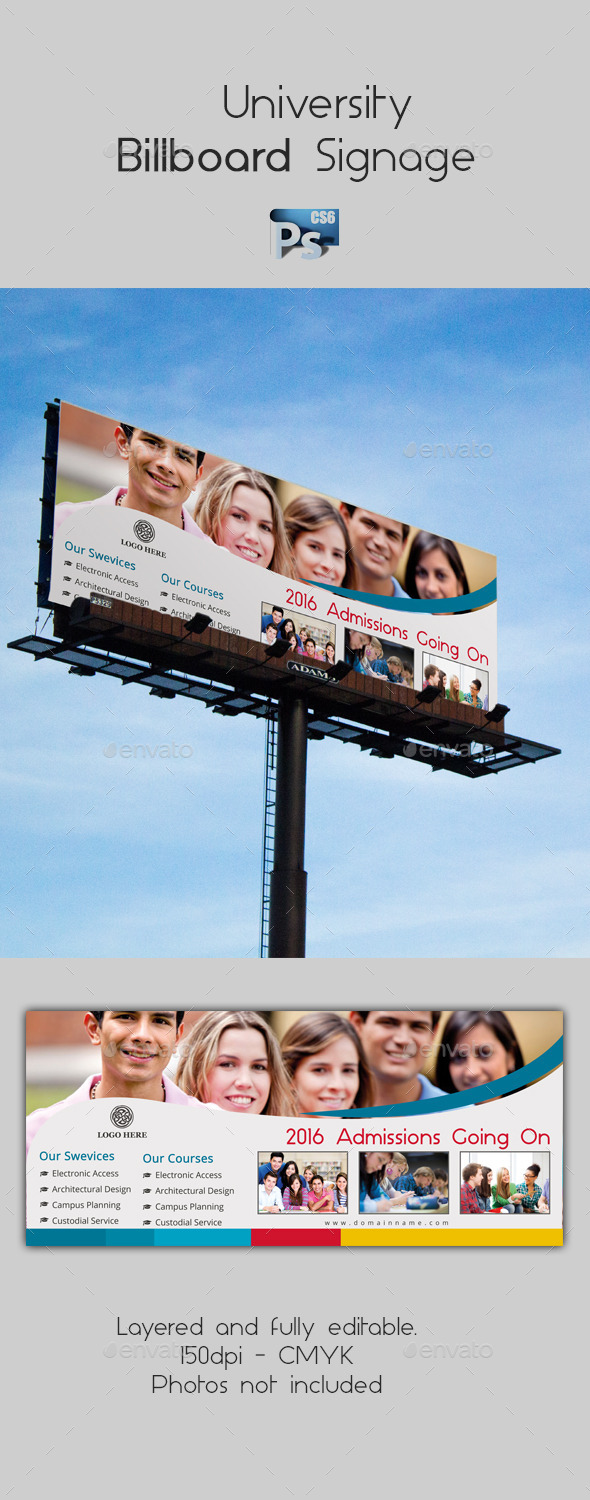 GraphicRiver University Billboard Signage 9646284 GraphicRiver University Billboard Signage 9646284