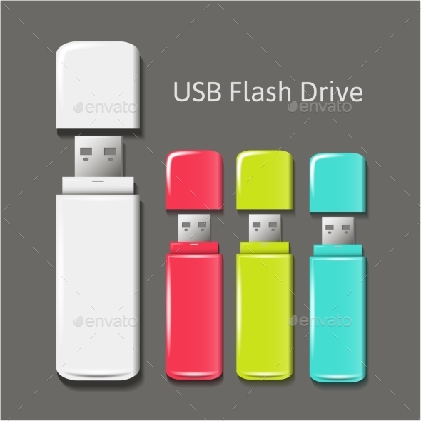 GraphicRiver Universal Flash Drive 9646359 GraphicRiver Universal Flash Drive 9646359