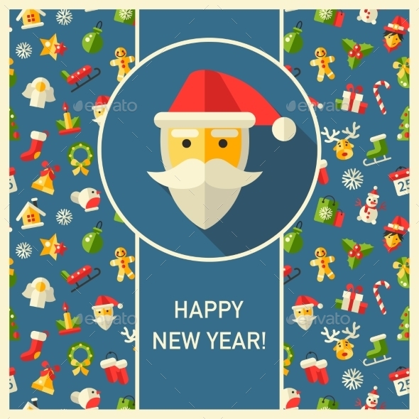 GraphicRiver Christmas and Happy New Year Pattern 9646428 GraphicRiver Christmas and Happy New Year Pattern 9646428