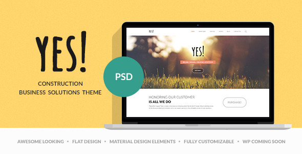 Yes! | Multi Purpose PSD Template