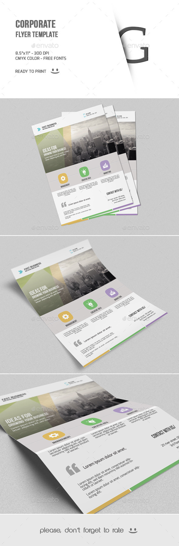 GraphicRiver Corporate Flyer Template 9646859 GraphicRiver Corporate Flyer Template 9646859