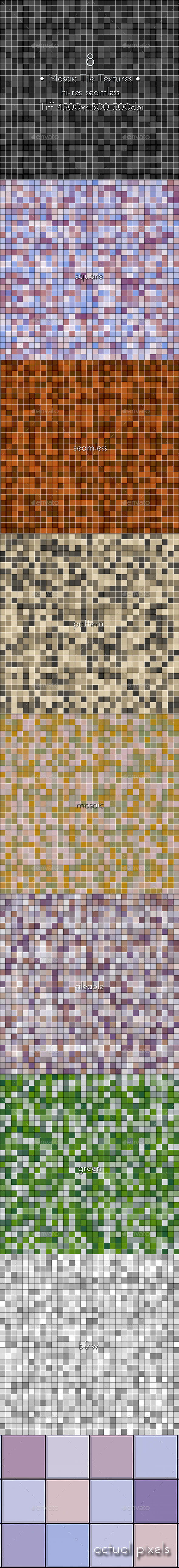 GraphicRiver Mosaic Tile Textures 9646917 GraphicRiver Mosaic Tile Textures 9646917