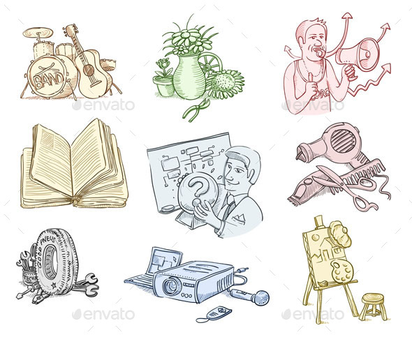 GraphicRiver Work Equipment and Tools 9646948 GraphicRiver Work Equipment and Tools 9646948