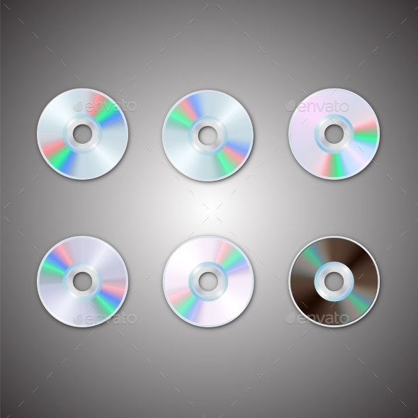 GraphicRiver DVD and CD Disc Sets 9648066 GraphicRiver DVD and CD Disc Sets 9648066