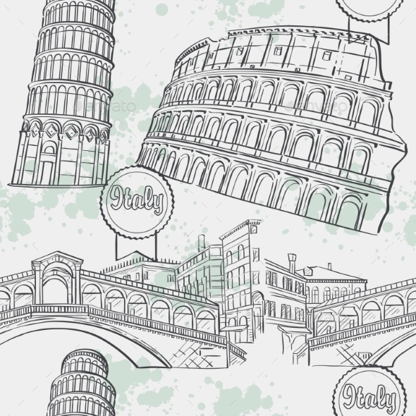 Gambar Animasi Menara Pisa