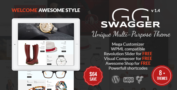 SWAGGER Unique Multi-Purpose WordPress Theme SWAGGER Unique Multi-Purpose WordPress Theme