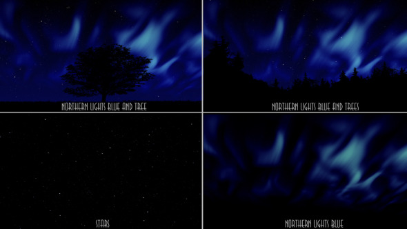 Northern Lights Blue Northern Lights Blue