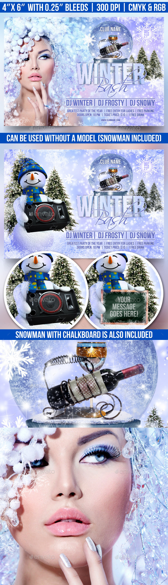 GraphicRiver Winter Bash Flyer Template 9616349 GraphicRiver Winter Bash Flyer Template 9616349
