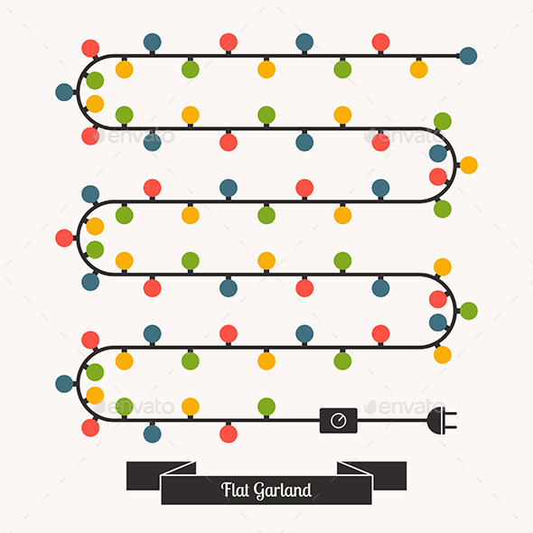 GraphicRiver Flat Garland 9649514 GraphicRiver Flat Garland 9649514