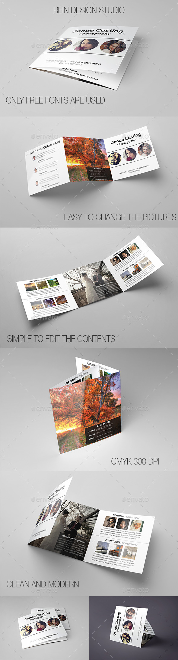 GraphicRiver Minimal Square Photographer Trifolds 9650248 GraphicRiver Minimal Square Photographer Trifolds 9650248