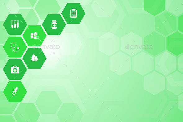 Medical green background (Misc) Photo Download