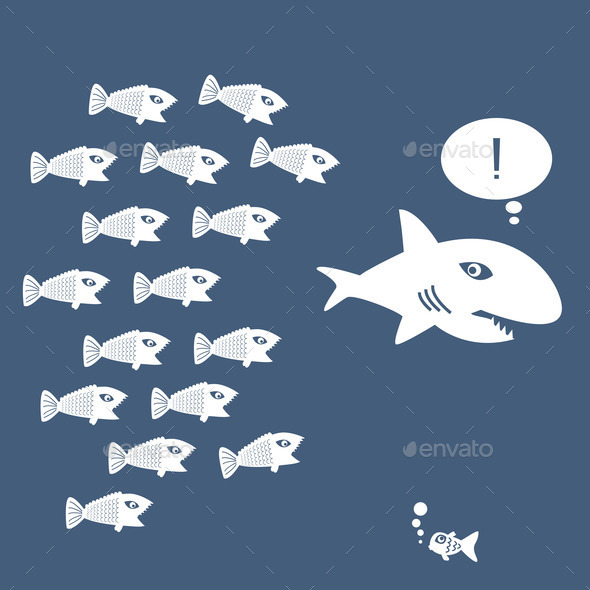 Little Fish Eat Big Fish. (Misc) Photo Download