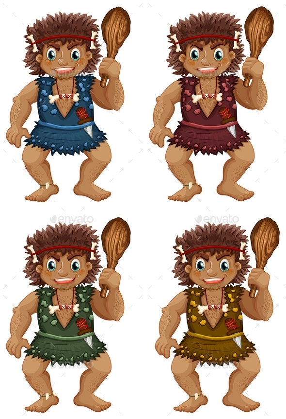 GraphicRiver Caveman 9651350 GraphicRiver Caveman 9651350