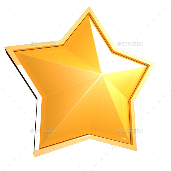 GraphicRiver Sparkling Golden Star 9653469 GraphicRiver Sparkling Golden Star 9653469