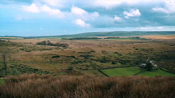 Moorland Farm And Fields Moorland Farm And Fields