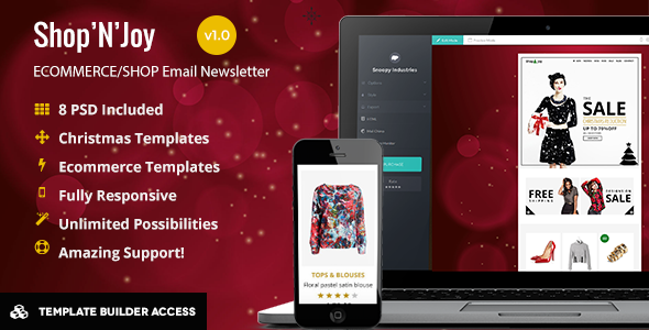 Shop&Joy Responsive Email & Drag&Drop Builder Shop&Joy Responsive Email & Drag&Drop Builder