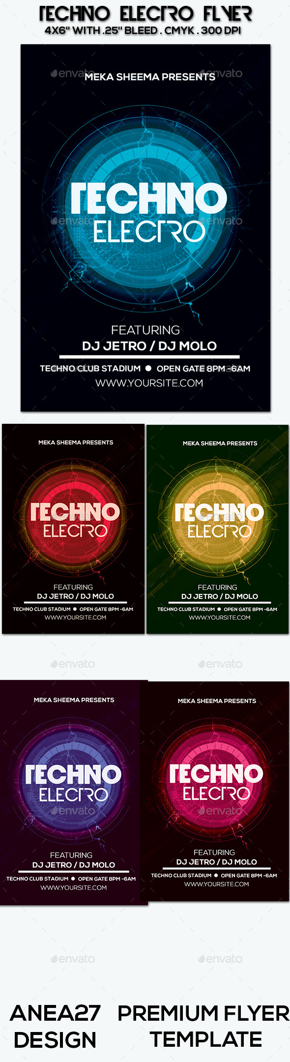 GraphicRiver Techno Electro Flyer 9655738 GraphicRiver Techno Electro Flyer 9655738